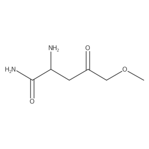 2-Amino-5-methoxy-4-oxopentanamide结构式