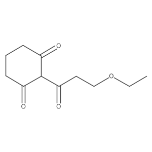 2-(3-Ethoxypropanoyl)cyclohexane-1,3-dione结构式