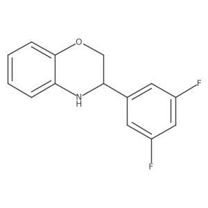 3-(3,5-Difluorophenyl)-3,4-dihydro-2H-benzo[b][1,4]oxazine结构式