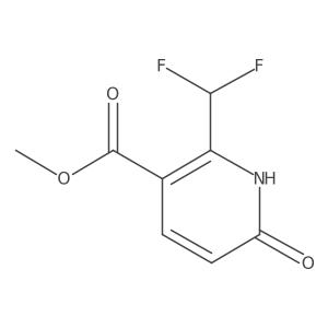Methyl 2-(difluoromethyl)-6-oxo-1,6-dihydropyridine-3-carboxylate Structure