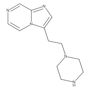 1-(2-{Imidazo[1,2-a]pyrazin-3-yl}ethyl)piperazine Structure