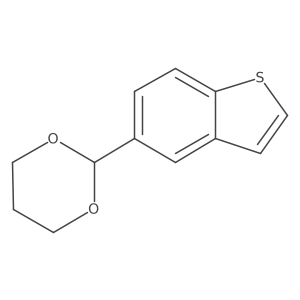 Benzo[b]thiophene,5-(1,3-dioxan-2-yl)-结构式