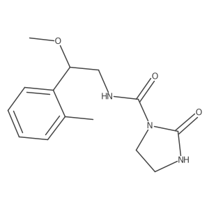 N-(2-methoxy-2-(o-tolyl)ethyl)-2-oxoimidazolidine-1-carboxamide Structure