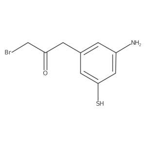 1-(3-Amino-5-mercaptophenyl)-3-bromopropan-2-one Structure