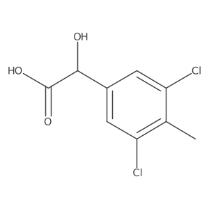 3,5-Dichloro-4-methylmandelic acid结构式