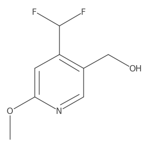 (4-(Difluoromethyl)-6-methoxypyridin-3-yl)methanol结构式