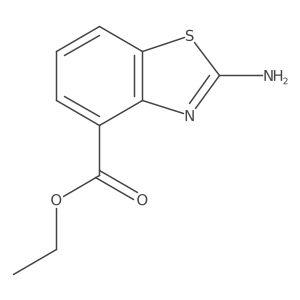 Ethyl2-aminobenzo[d]thiazole-4-carboxylate结构式