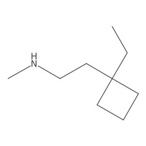 [2-(1-Ethylcyclobutyl)ethyl](methyl)amine结构式