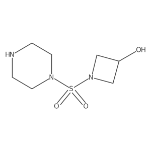 1-(Piperazine-1-sulfonyl)azetidin-3-ol Structure