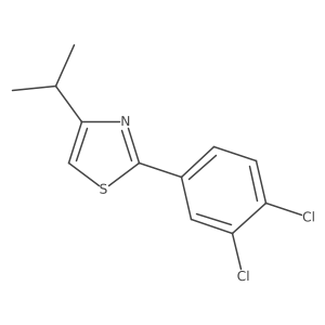 2-(3,4-Dichlorophenyl)-4-(propan-2-yl)-1,3-thiazole Structure