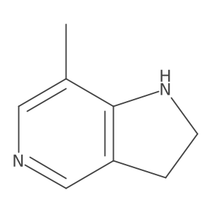 7-Methyl-2,3-dihydro-1H-pyrrolo[3,2-c]pyridine Structure