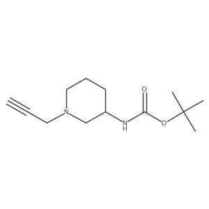 Tert-butyl N-[1-(prop-2-YN-1-YL)piperidin-3-YL]carbamate Structure
