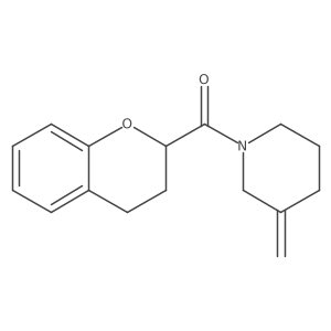 1-(3,4-dihydro-2H-1-benzopyran-2-carbonyl)-3-methylidenepiperidine Structure