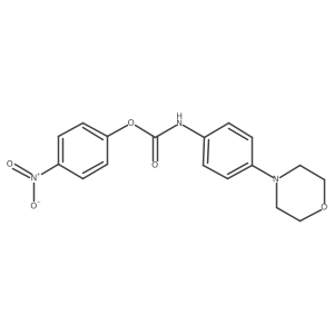 4-morpholino-N-(4-nitrophenoxycarbonyl)aniline Structure