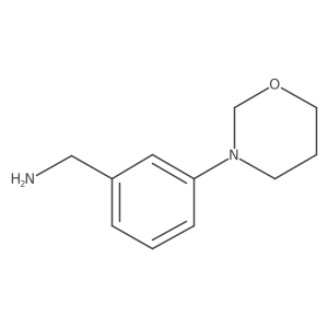 (3-(1,3-Oxazinan-3-yl)phenyl)methanamine结构式
