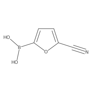 (5-Cyanofuran-2-yl)boronic acid Structure