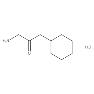1-Amino-3-cyclohexylpropan-2-one hydrochloride结构式