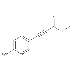 Methyl 3-(6-aminopyridin-3-yl)prop-2-ynoate结构式