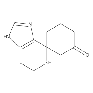 3',5',6',7'-Tetrahydrospiro[cyclohexane-1,4'-imidazo[4,5-c]pyridine]-5-one Structure