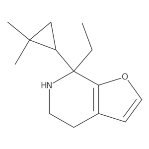 7-(2,2-dimethylcyclopropyl)-7-ethyl-4H,5H,6H,7H-furo[2,3-c]pyridine Structure