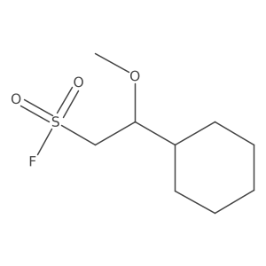 2-Cyclohexyl-2-methoxyethane-1-sulfonyl fluoride Structure