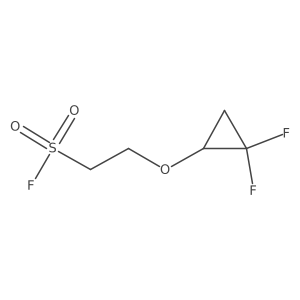 2-(2,2-Difluorocyclopropyl)oxyethanesulfonyl fluoride结构式