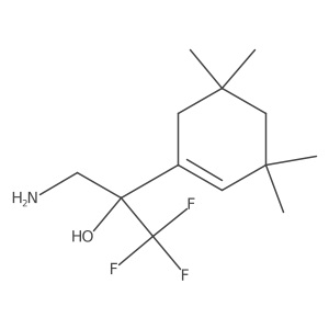 3-Amino-1,1,1-trifluoro-2-(3,3,5,5-tetramethylcyclohex-1-en-1-yl)propan-2-ol Structure
