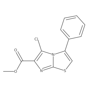 Methyl 5-chloro-3-phenylimidazo[2,1-b][1,3]thiazole-6-carboxylate Structure