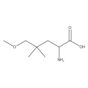 (2R)-2-amino-5-methoxy-4,4-dimethylpentanoic acid Structure