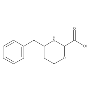 4-Benzyl-1,3-oxazinane-2-carboxylic acid Structure