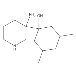 1-(3-Aminopiperidin-3-yl)-3,5-dimethylcyclohexan-1-ol Structure