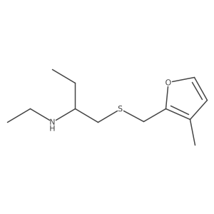 Ethyl(1-{[(3-methylfuran-2-yl)methyl]sulfanyl}butan-2-yl)amine Structure