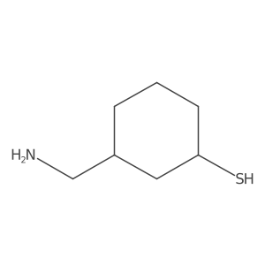 3-(Aminomethyl)cyclohexane-1-thiol Structure