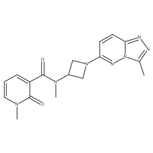 N,1-dimethyl-N-(1-{3-methyl-[1,2,4]triazolo[4,3-b]pyridazin-6-yl}azetidin-3-yl)-2-oxo-1,2-dihydropyridine-3-carboxamide Structure