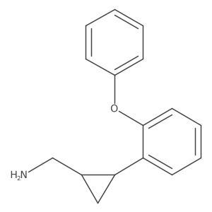 rac-[(1R,2R)-2-(2-phenoxyphenyl)cyclopropyl]methanamine结构式