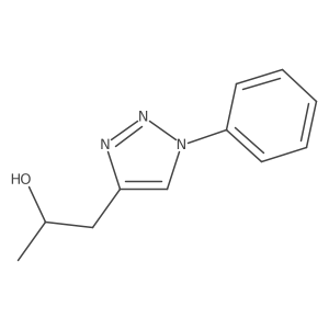 (2S)-1-(1-phenyl-1H-1,2,3-triazol-4-yl)propan-2-ol结构式
