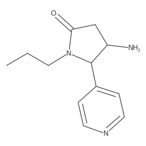 4-Amino-1-propyl-5-(pyridin-4-yl)pyrrolidin-2-one Structure