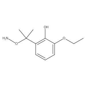 2-[2-(Aminooxy)propan-2-yl]-6-ethoxyphenol Structure