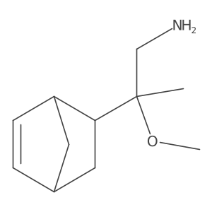 2-{Bicyclo[2.2.1]hept-5-en-2-yl}-2-methoxypropan-1-amine Structure