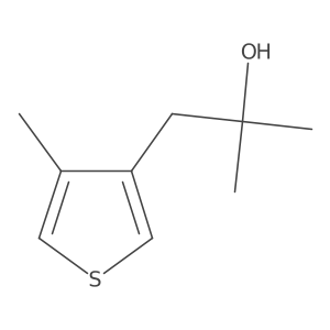 2-Methyl-1-(4-methylthiophen-3-yl)propan-2-ol Structure