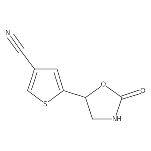 5-(2-Oxo-1,3-oxazolidin-5-yl)thiophene-3-carbonitrile Structure