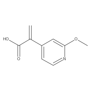2-(2-Methoxypyridin-4-yl)prop-2-enoic acid结构式