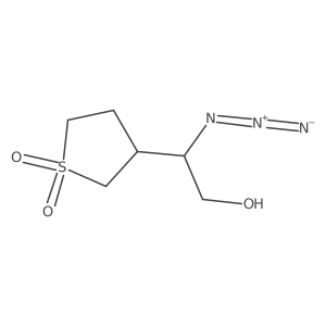 3-(1-Azido-2-hydroxyethyl)-1lambda6-thiolane-1,1-dione结构式