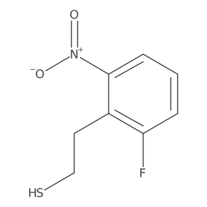 2-(2-Fluoro-6-nitrophenyl)ethane-1-thiol结构式