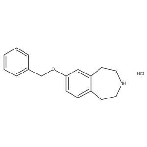 7-(Benzyloxy)-2,3,4,5-tetrahydro-1H-benzo[d]azepine hydrochloride Structure