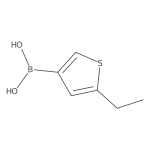 (5-Ethylthiophen-3-yl)boronic acid结构式