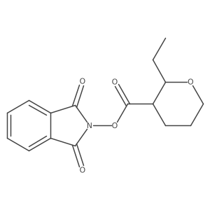 1,3-dioxo-2,3-dihydro-1H-isoindol-2-yl 2-ethyloxane-3-carboxylate Structure