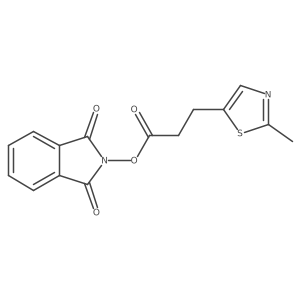 1,3-dioxo-2,3-dihydro-1H-isoindol-2-yl 3-(2-methyl-1,3-thiazol-5-yl)propanoate Structure