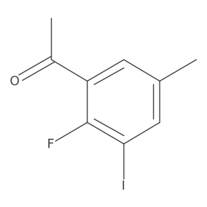 1-(2-Fluoro-3-iodo-5-methylphenyl)ethanone Structure