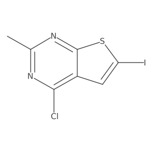 4-Chloro-6-iodo-2-methylthieno[2,3-D]pyrimidine Structure